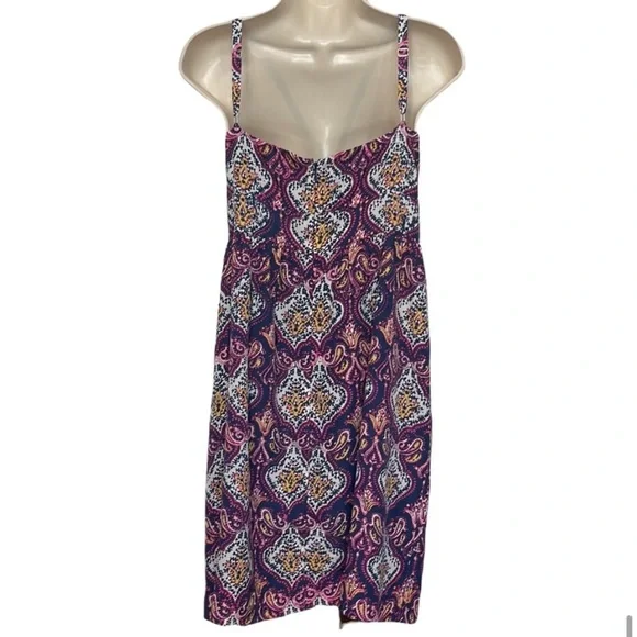 J. Crew Paisley Medallion Print Sundress - Picture 6 of 7